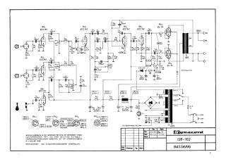 Dynacord Bass King schematic circuit diagram